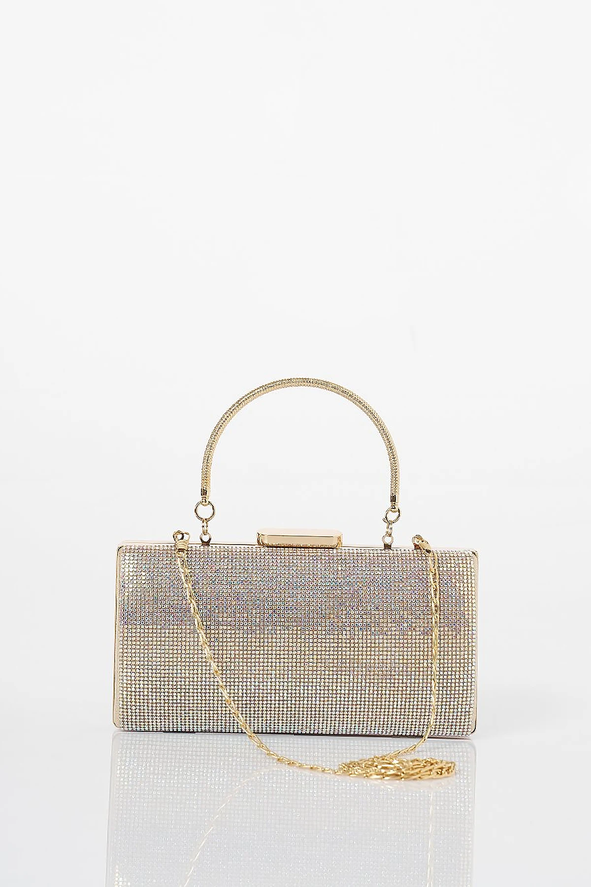 Evening Bag with Handle - Pearl