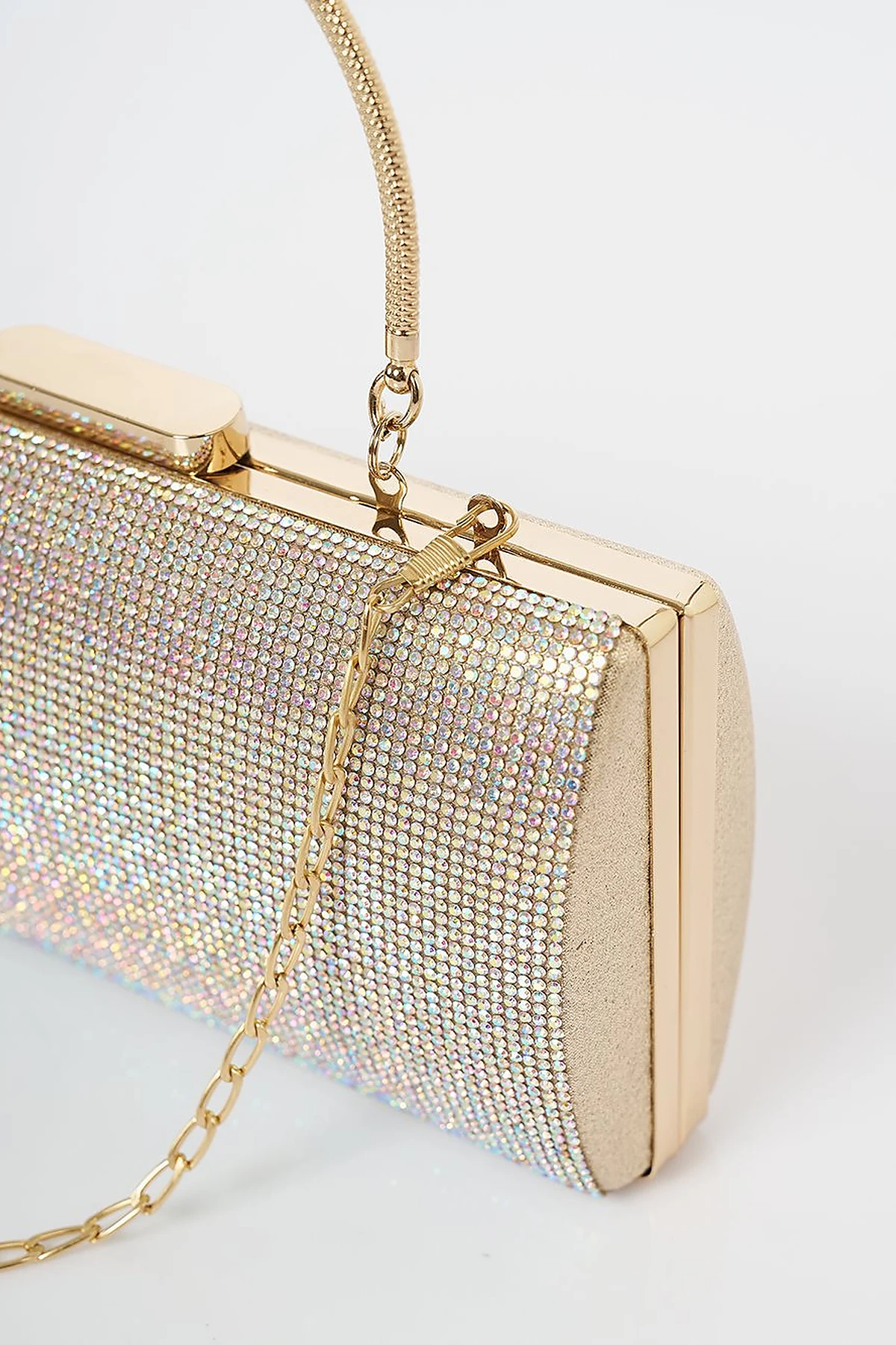Evening Bag with Handle - Pearl