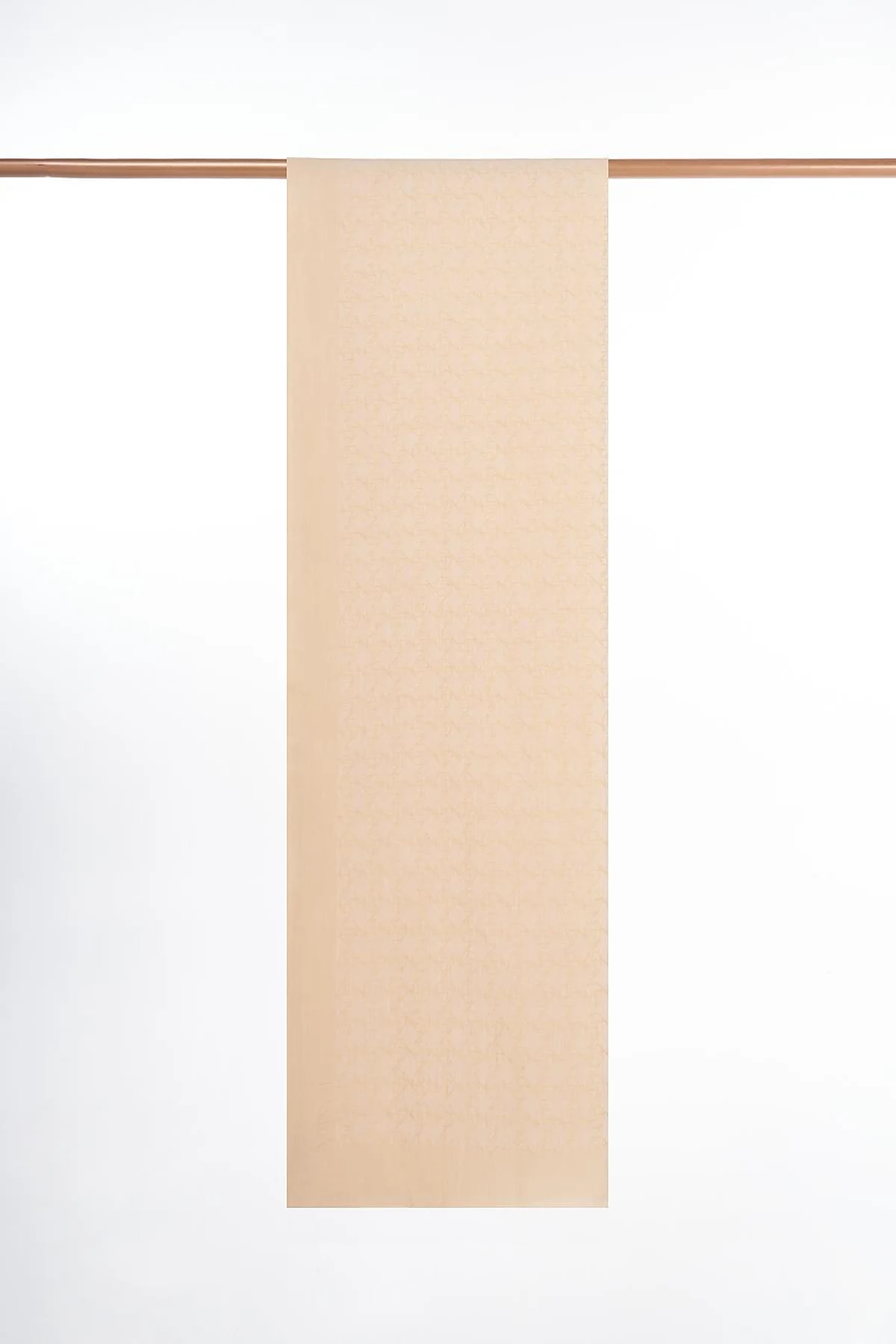 Monogram Patterned Lyocell Scarf Beige