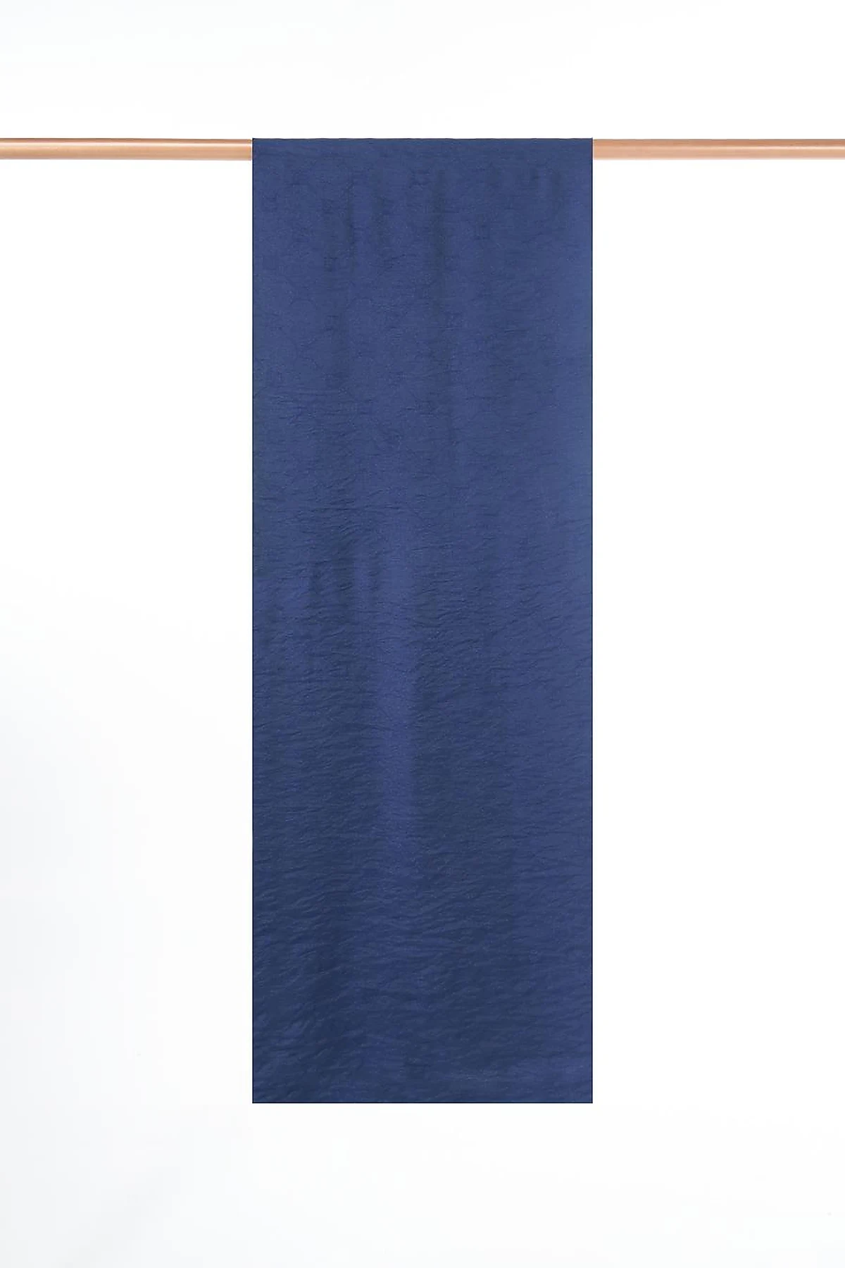 Hexagon Monogram Jacquard Viscose Woven Shawl Navy Blue