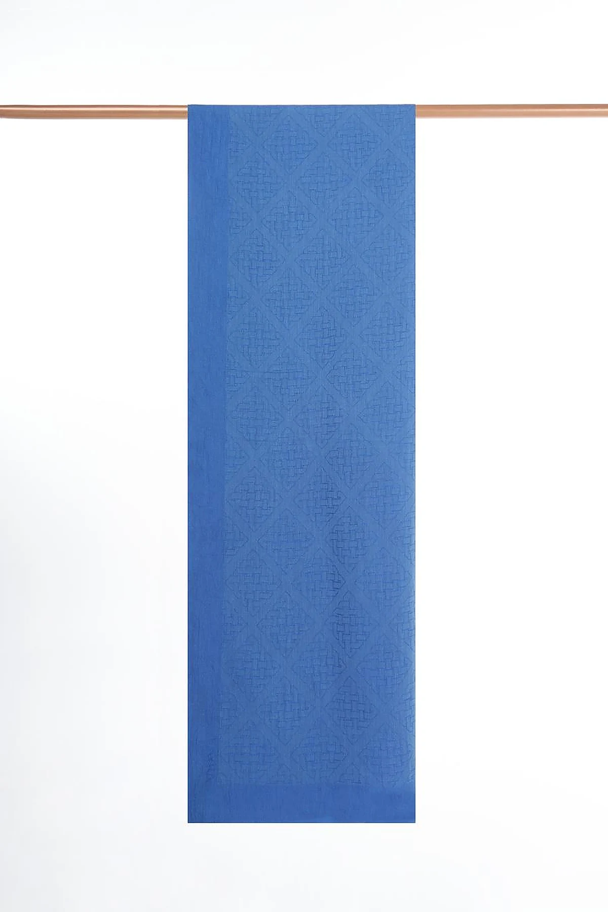 Patterned Lyocell Scarf Indigo