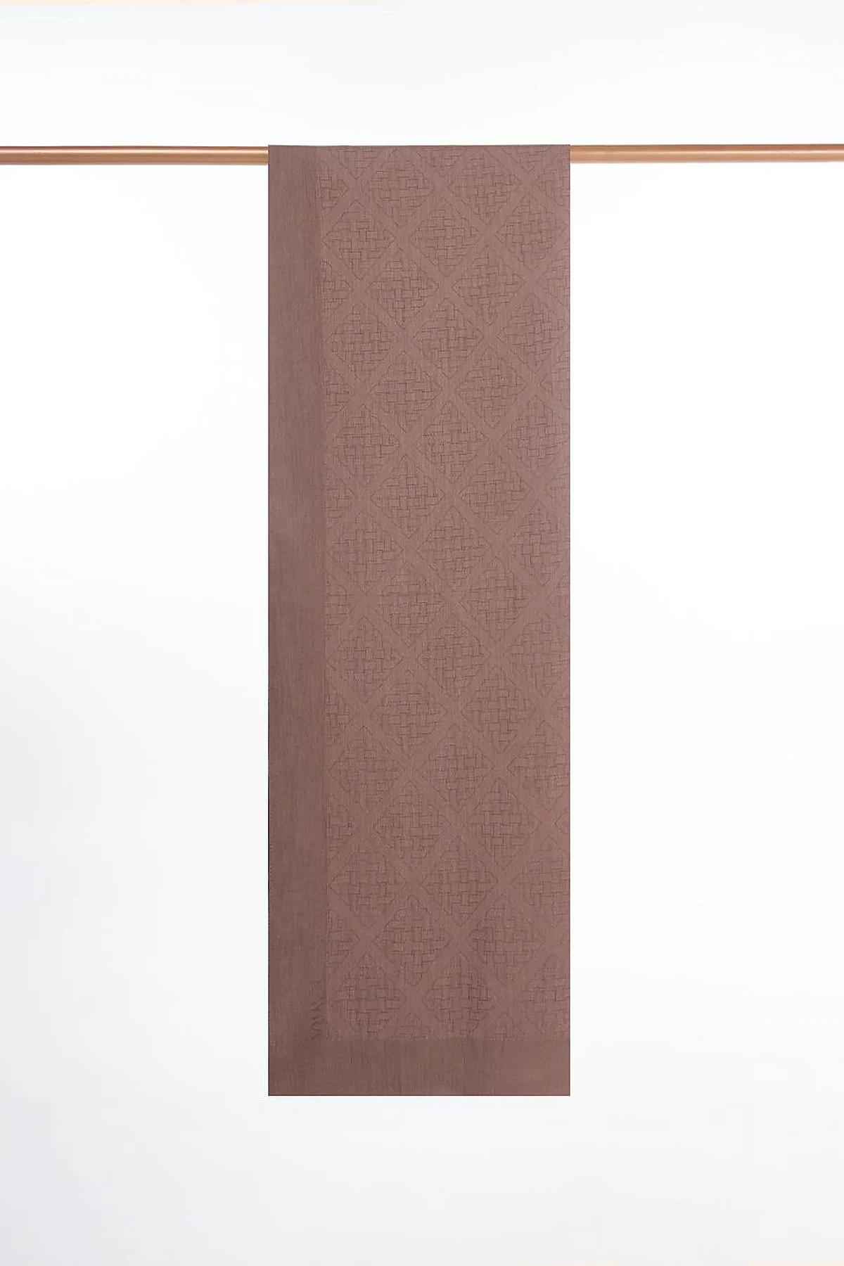 Patterned Lyocell Scarf Coffee