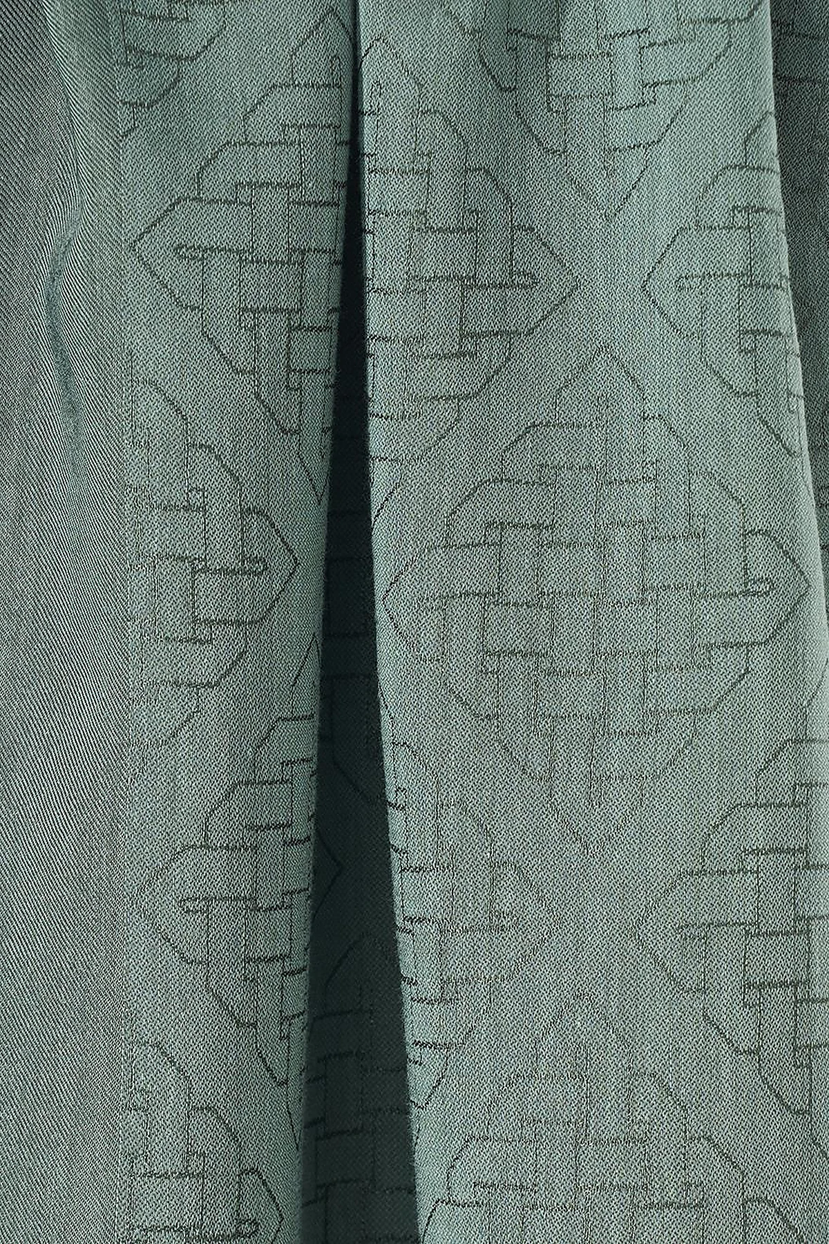 Patterned Lyocell Scarf Mint