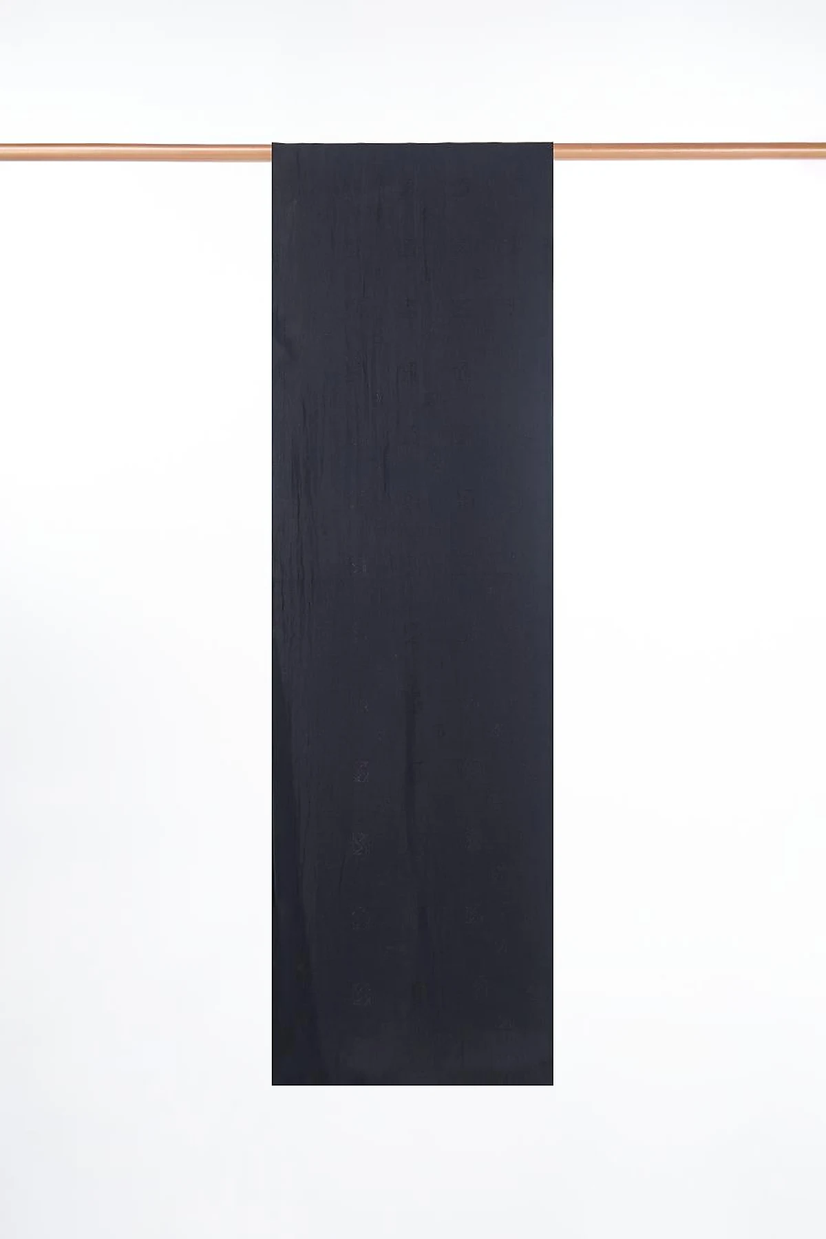 Natural Shawl with Logo Black