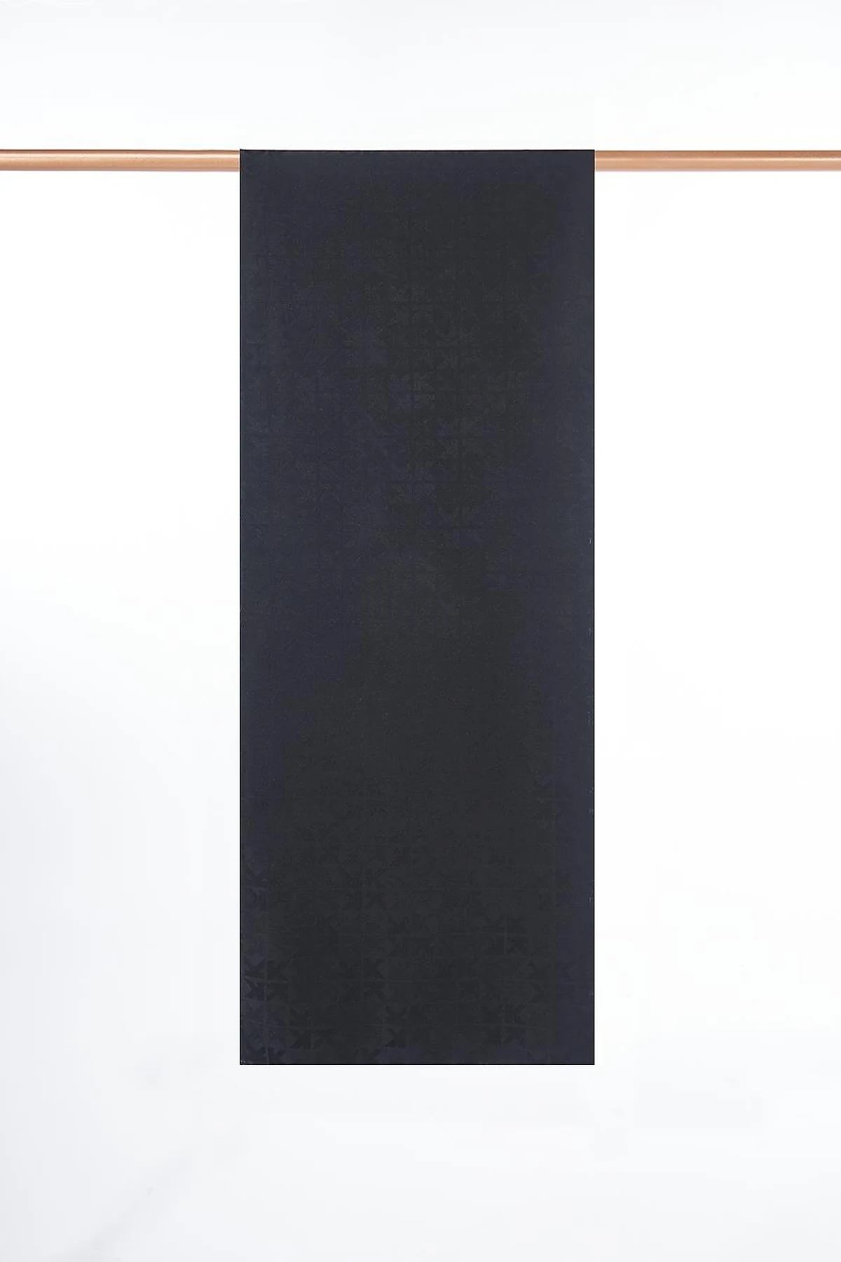 Mini Logo Woven Shawl Black