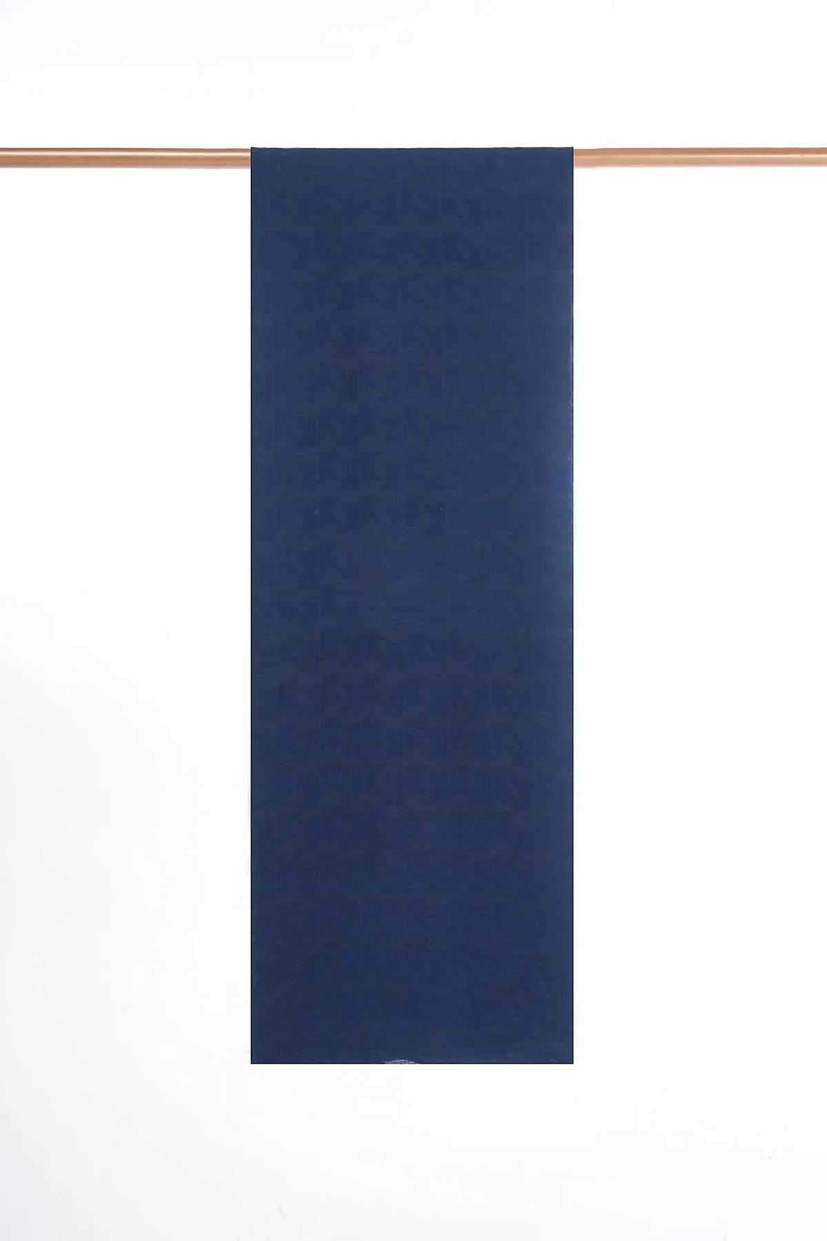 Monogram Jacquard Viscose Woven Shawl Navy Blue