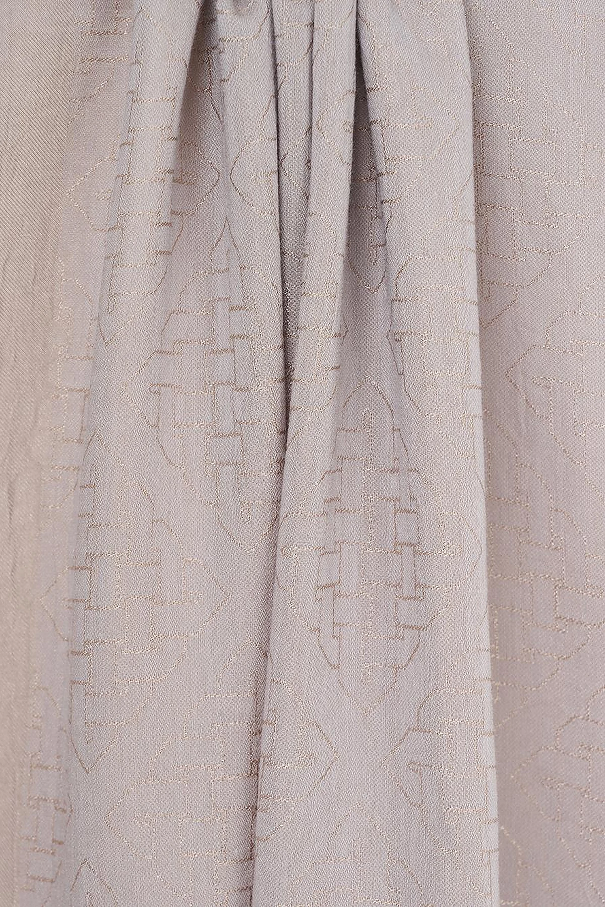 Patterned Lyocell Scarf Stone