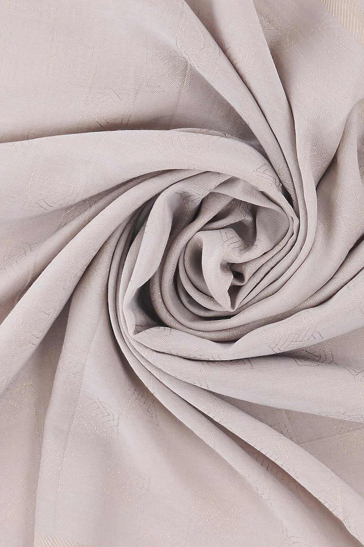 Mini Monogram Pattern Lyocell Scarf Stone