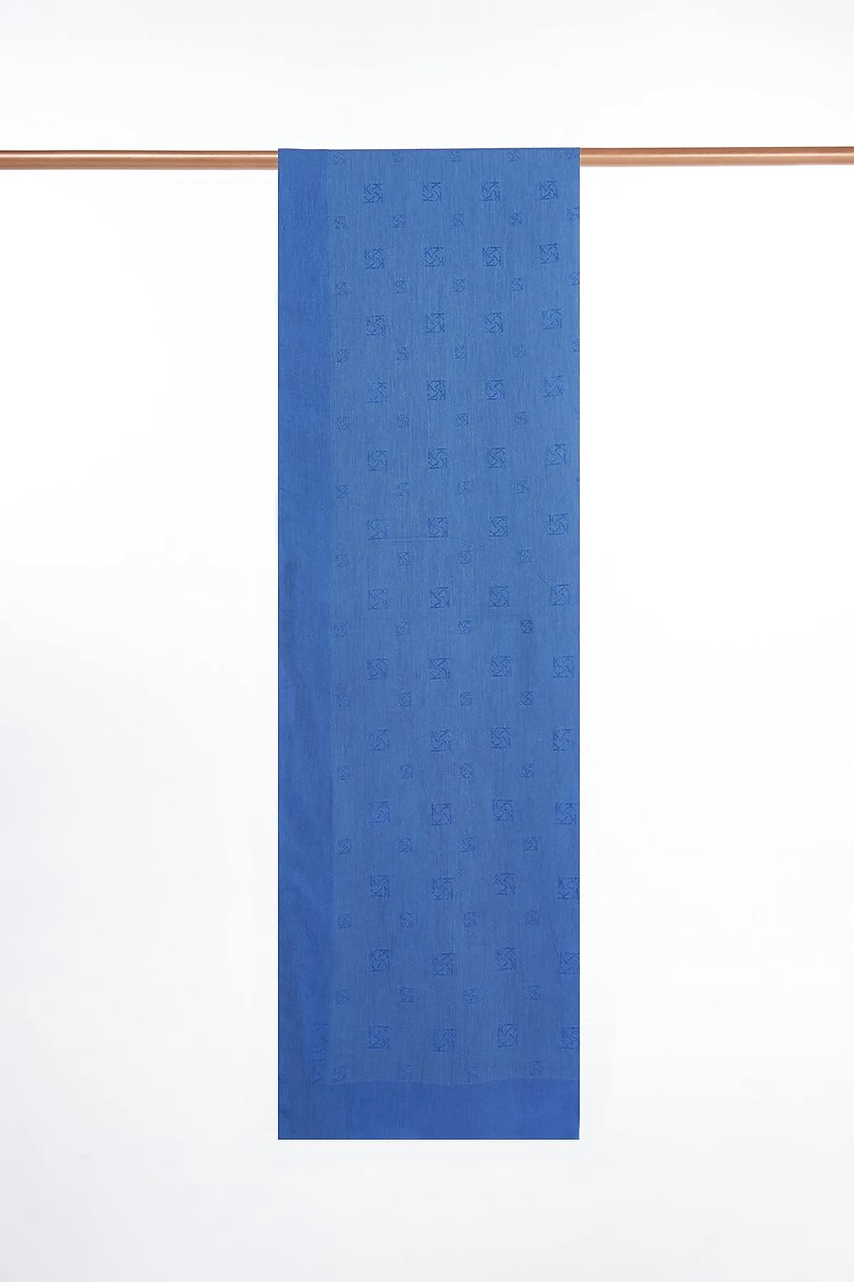 Natural Shawl Indigo with Logo