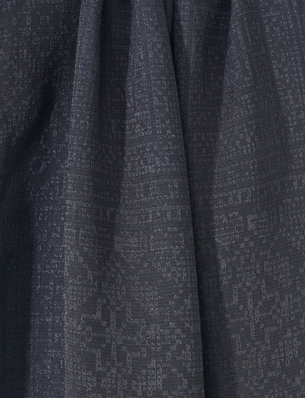 Ethnic Pattern Sapphire Shawl Black