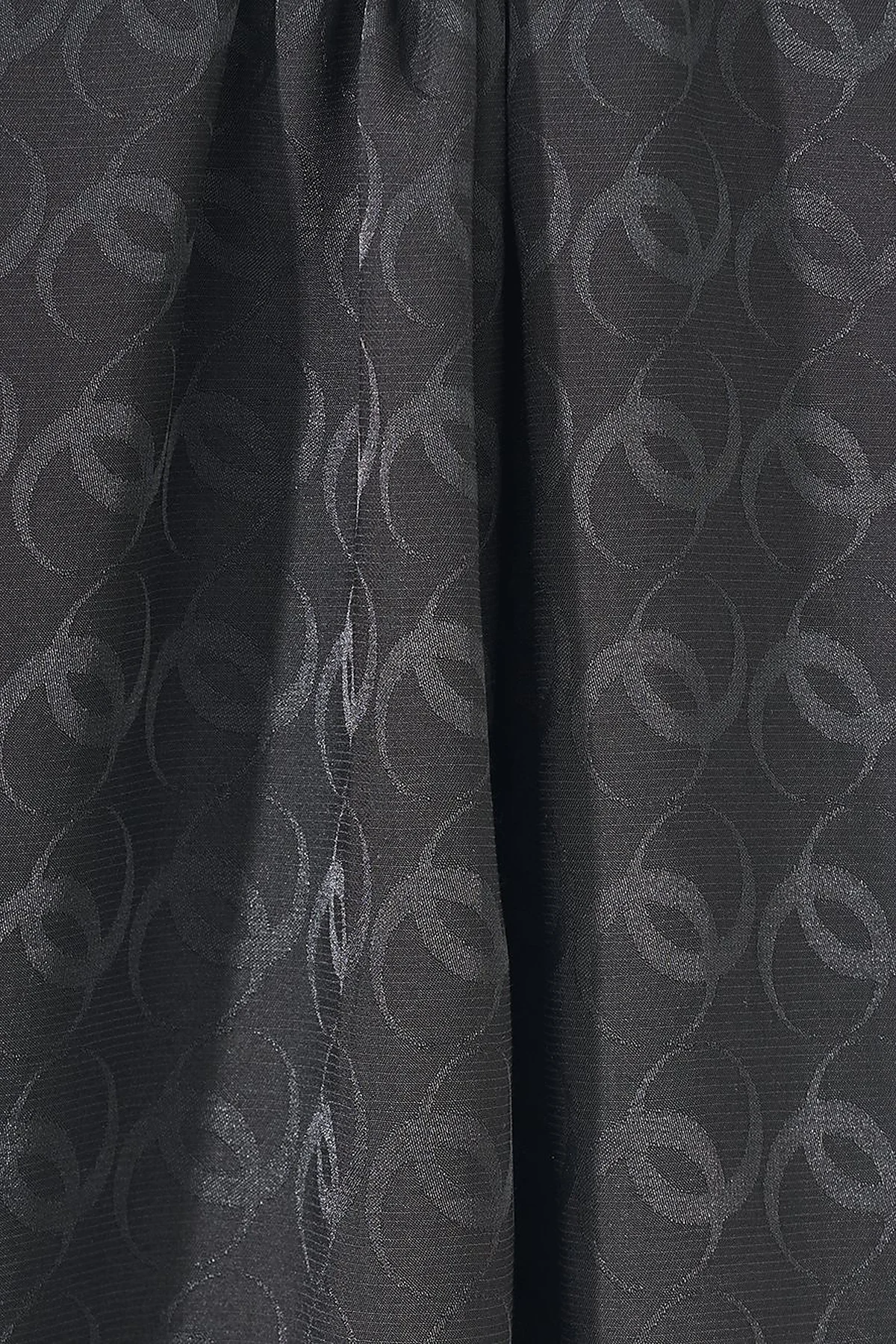 Ring Pattern Sapphire Shawl Black