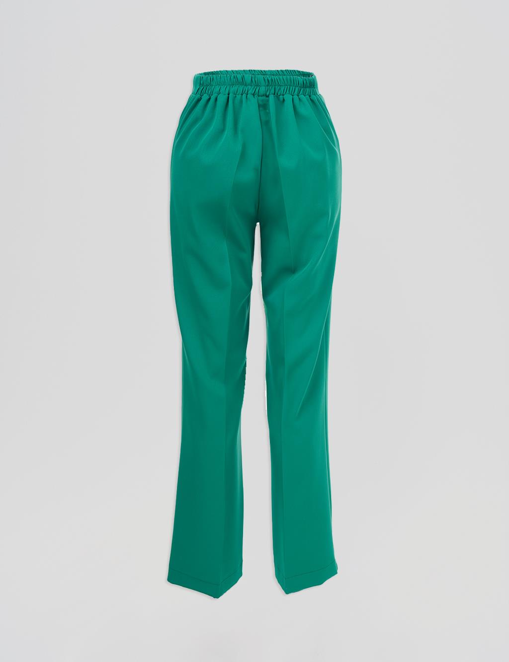 Flare Fit Pants – Green