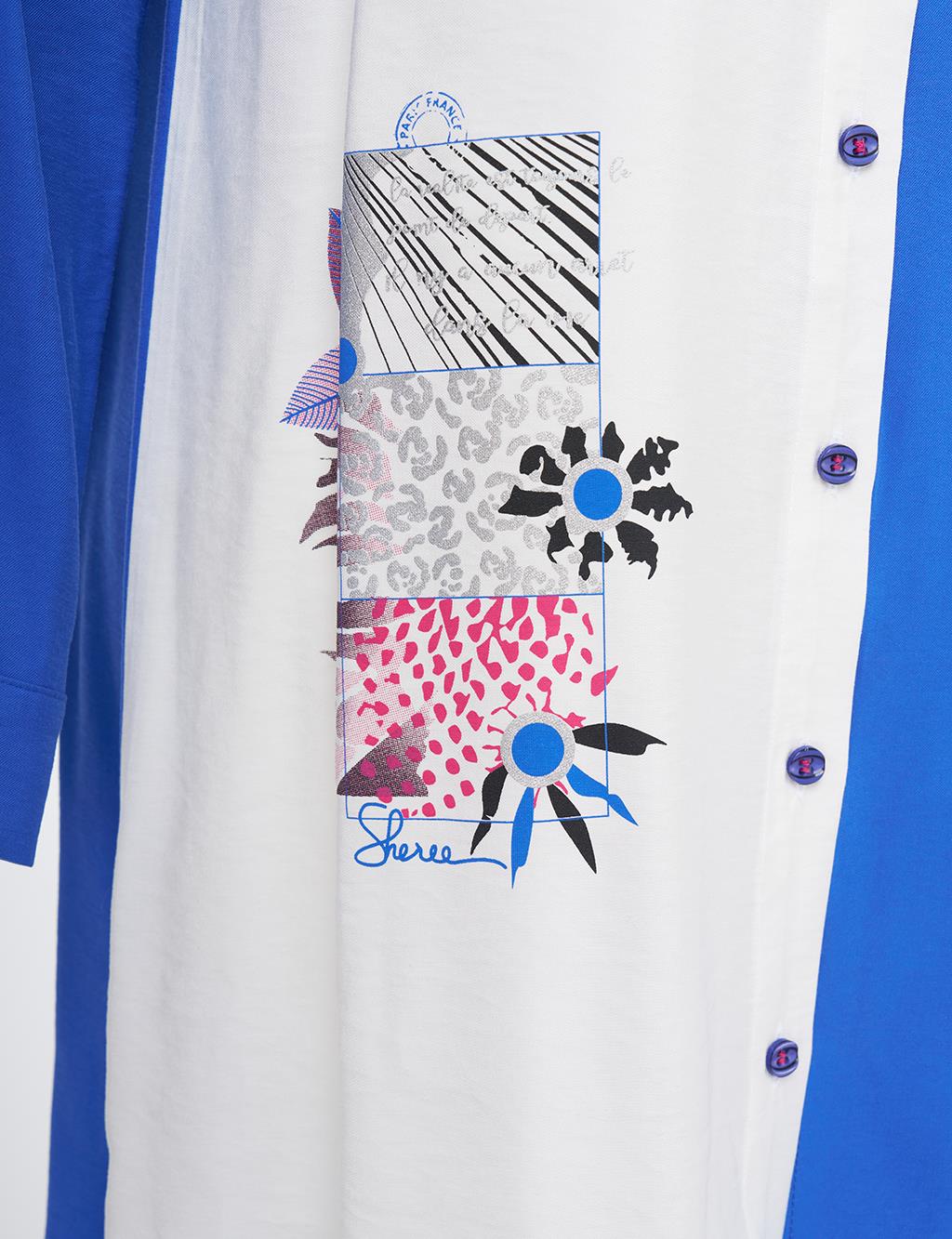 Print Detailed Basic Tunic Sax
