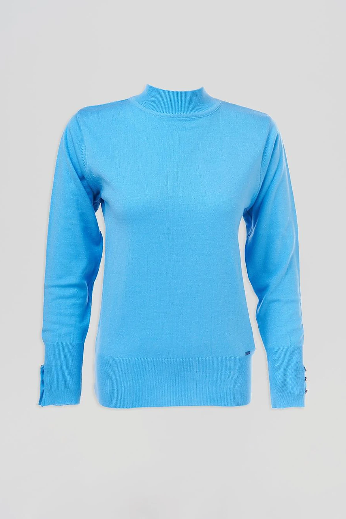 Basic Knitted Sweater Blue