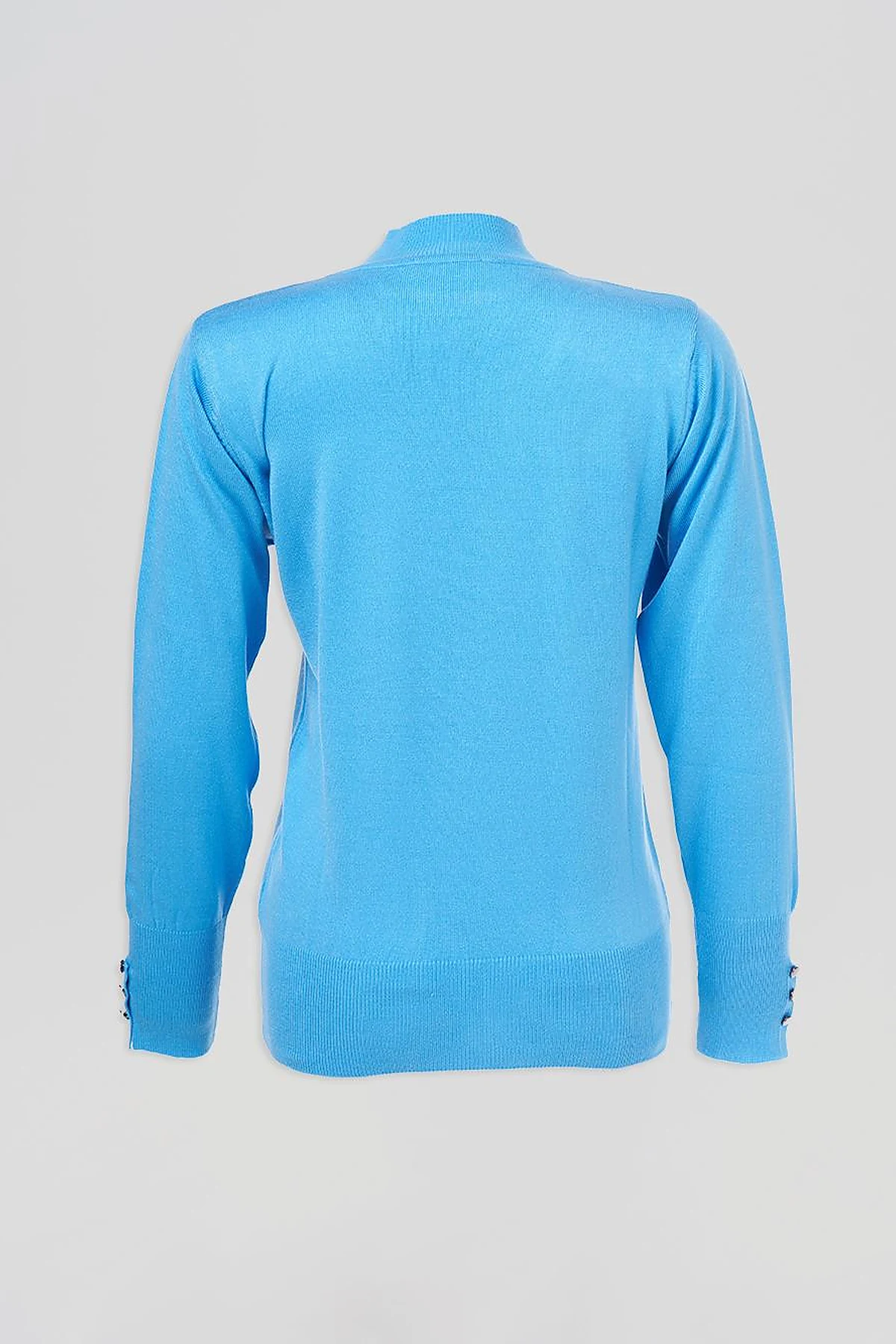 Basic Knitted Sweater Blue