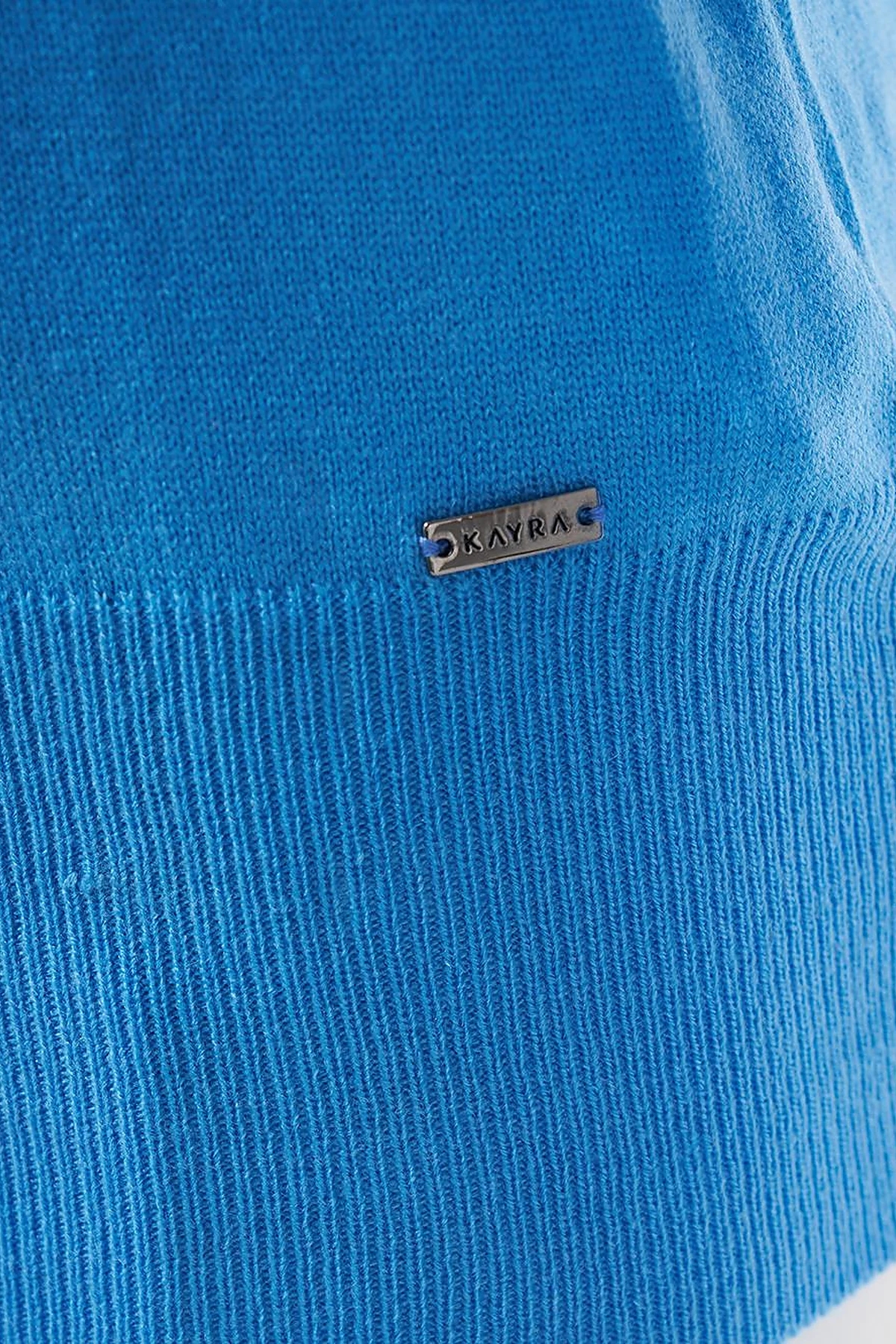 Basic Knitted Sweater Blue