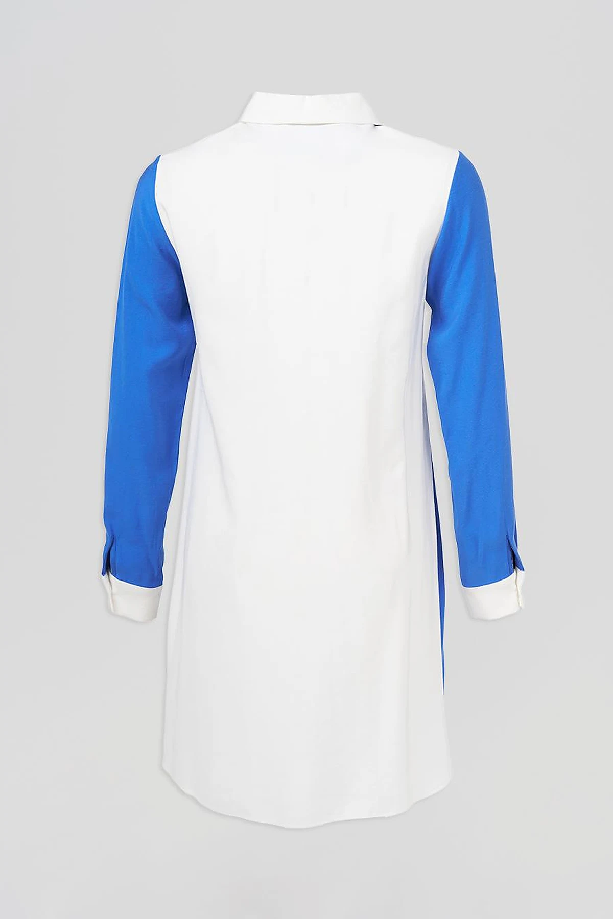 Flap Pocket Tunic Ecru-Sax