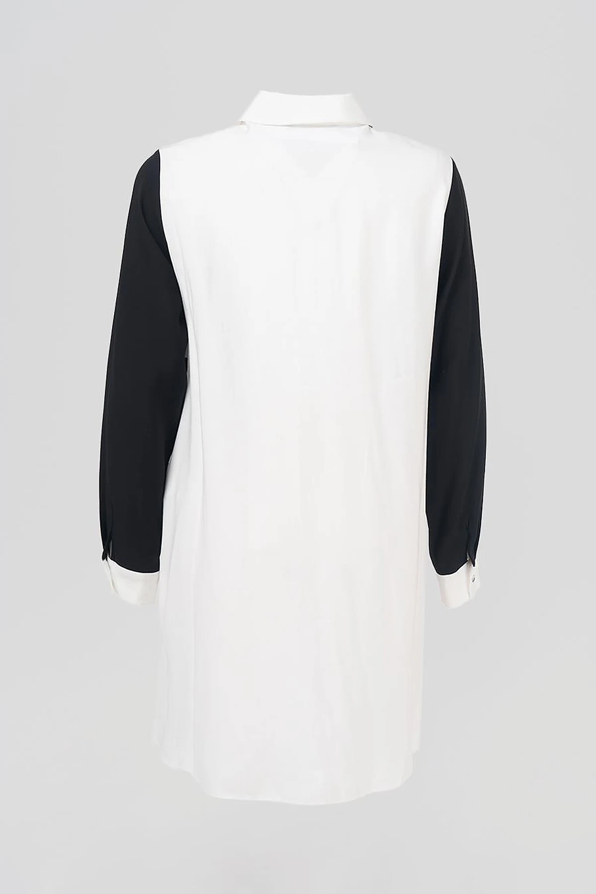 Flap Pocket Tunic Ecru-Black