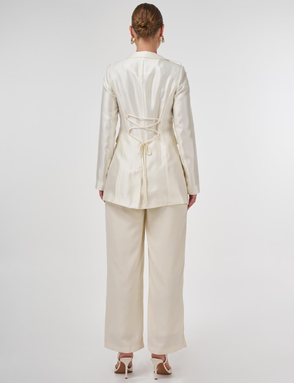 Rose Motif Elegant Blazer