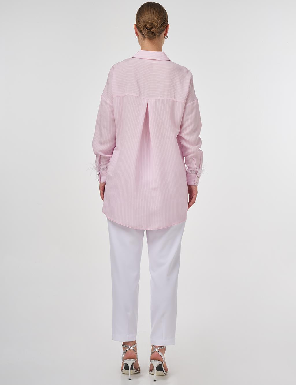 Otrişli Modal Tunik Pembe 