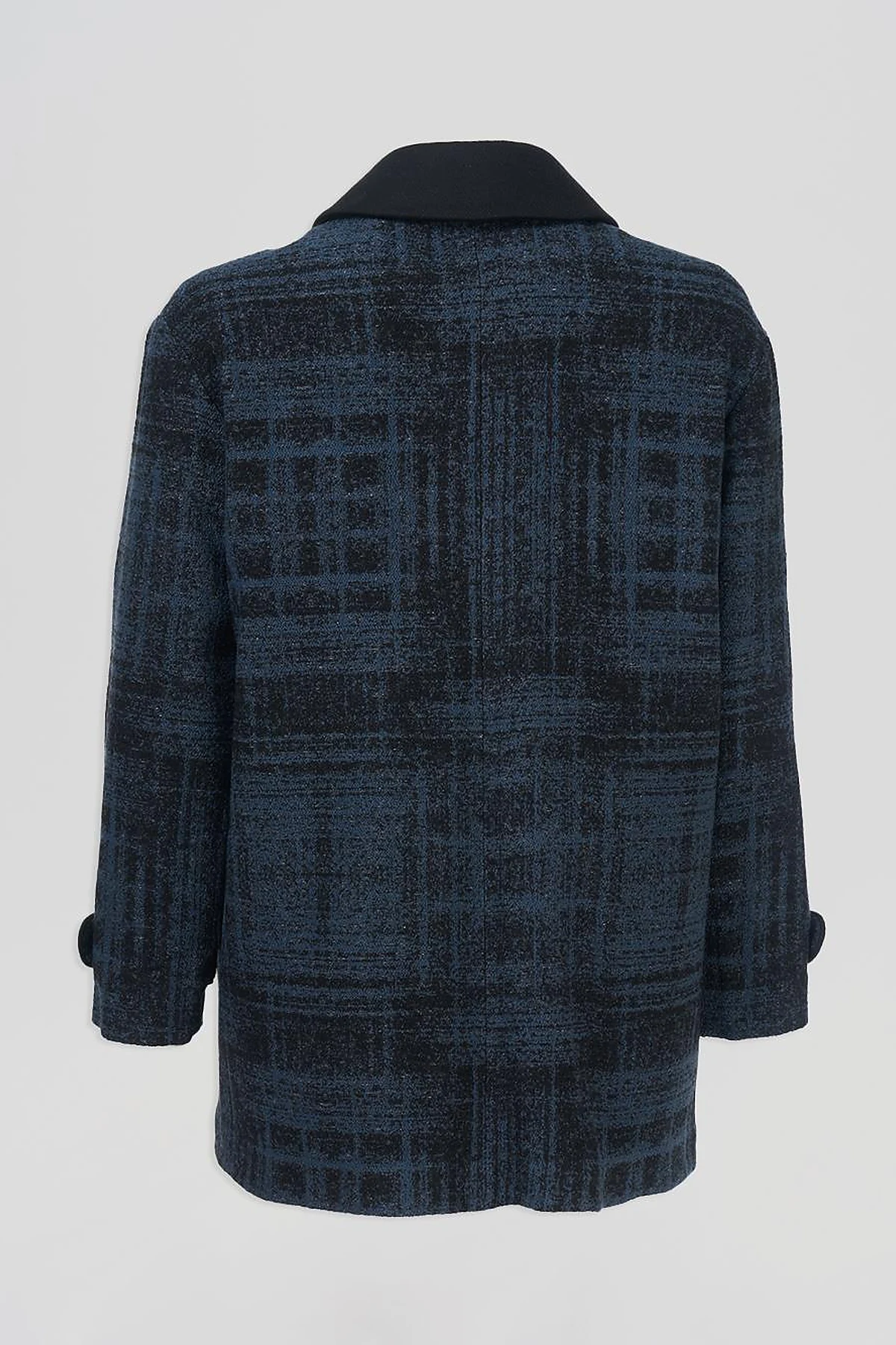 Gold Button Pocket Jacket Indigo