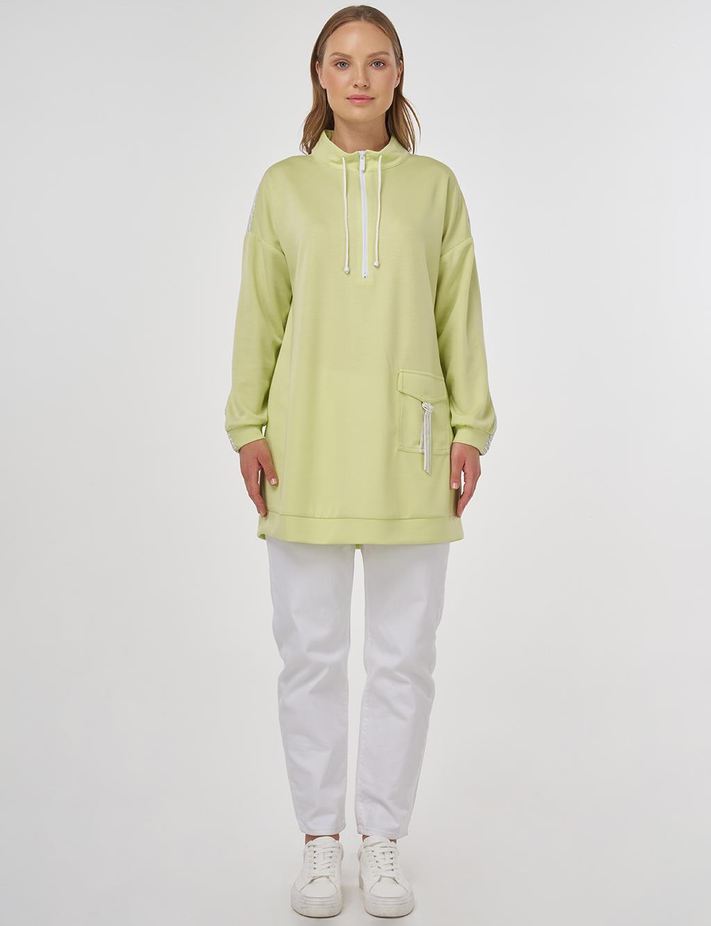 Garnili Scuba Sweatshirt Lime
