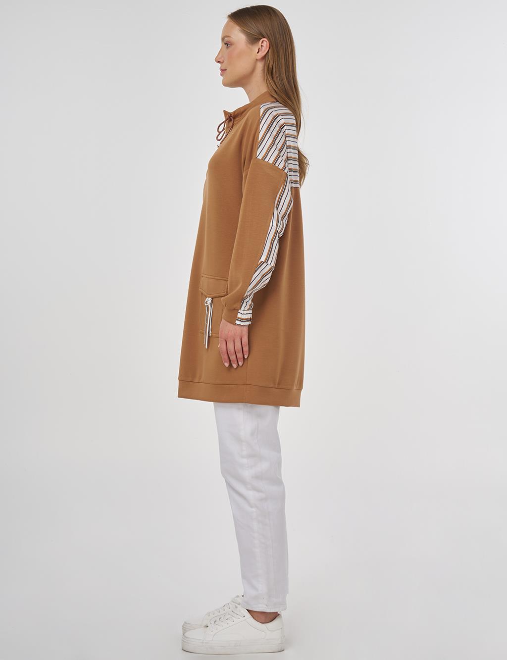 Garnili Scuba Sweatshirt Tütün 