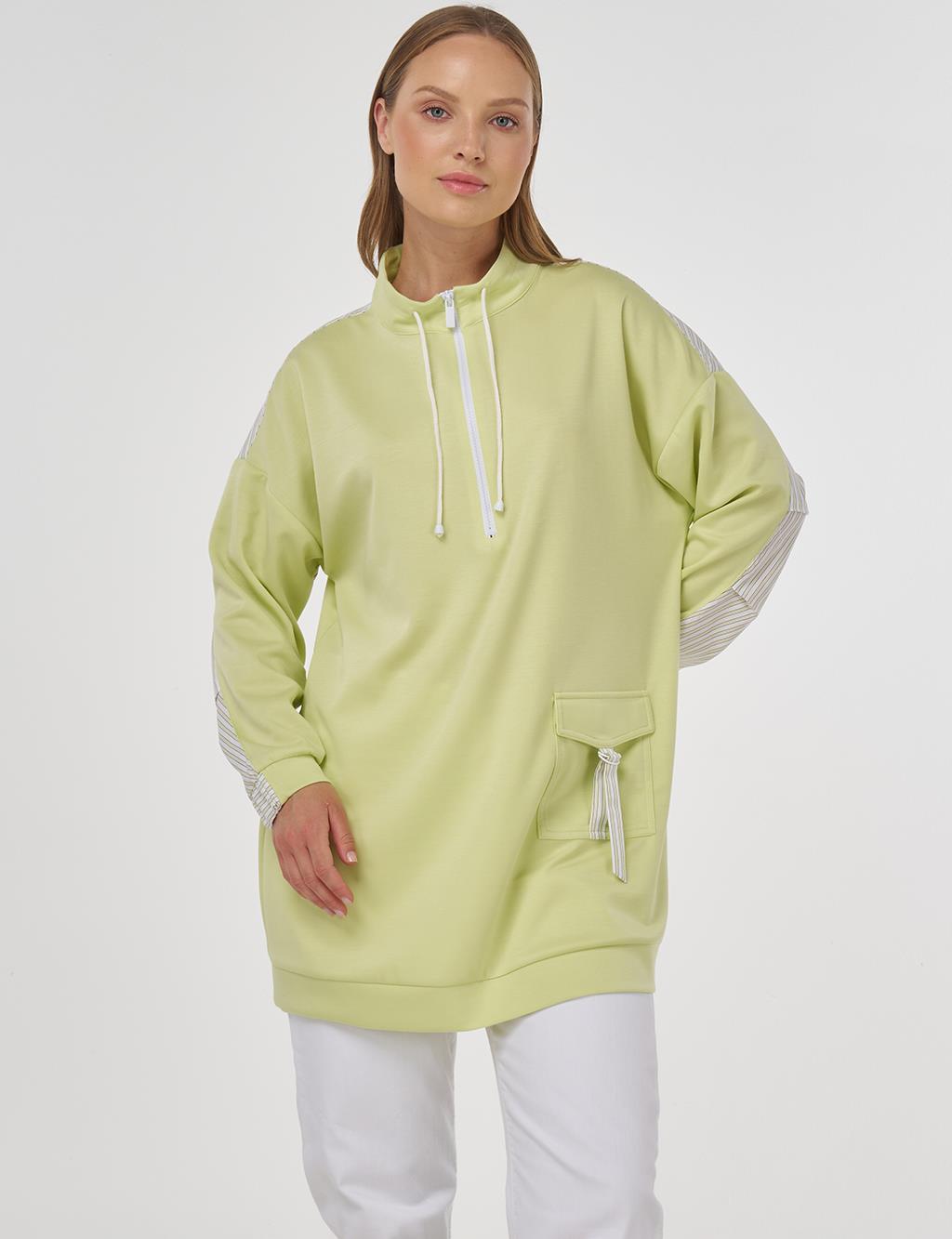 Garnili Scuba Sweatshirt Lime