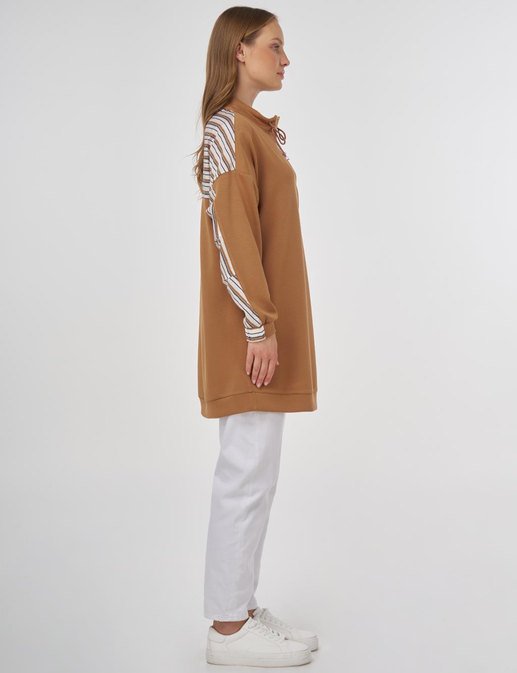 Garnili Scuba Sweatshirt Tütün 