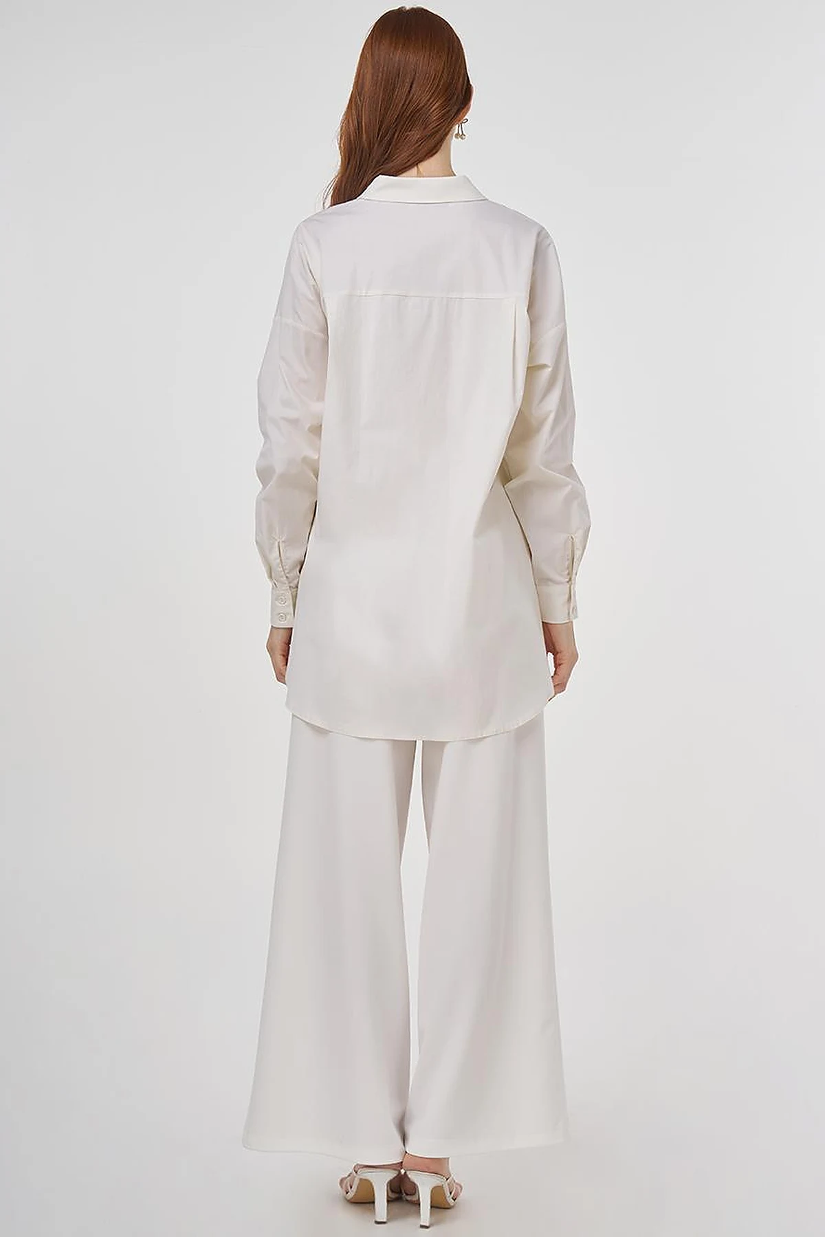 Relaxed Fit Cotton Tunic Cream 