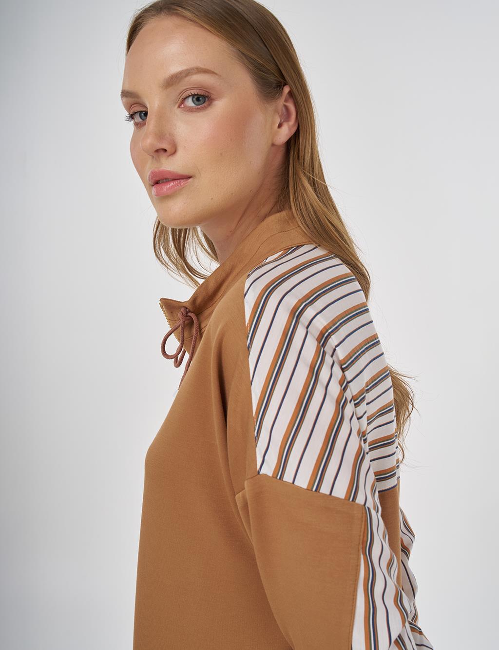 Garnili Scuba Sweatshirt Tütün 