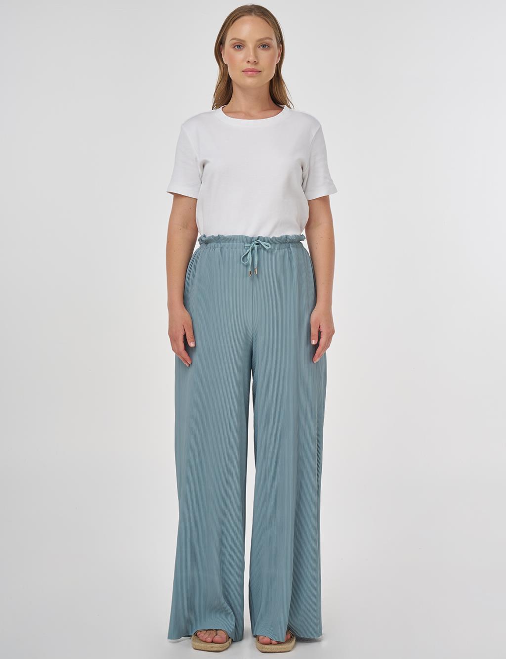 Drawstring Relaxed Fit Pants Nefti