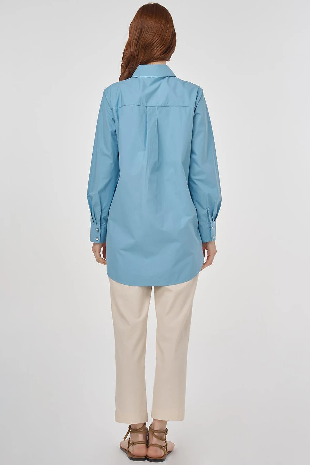 100% Cotton Tunic with Hotfix Print Dusty Smoke