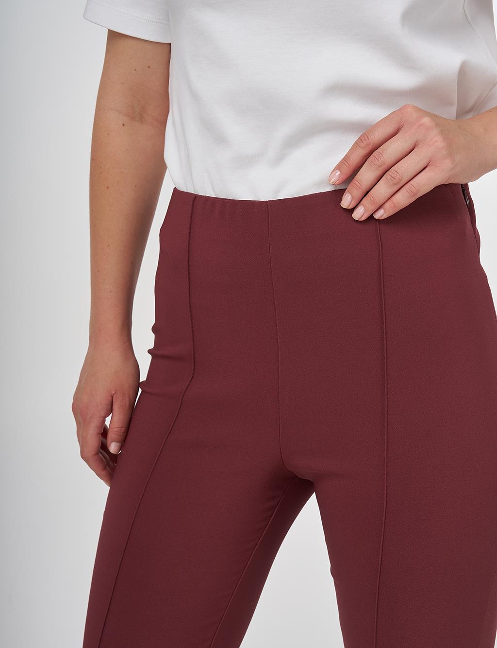 Taped Flare Fit Pants Bronze Brown