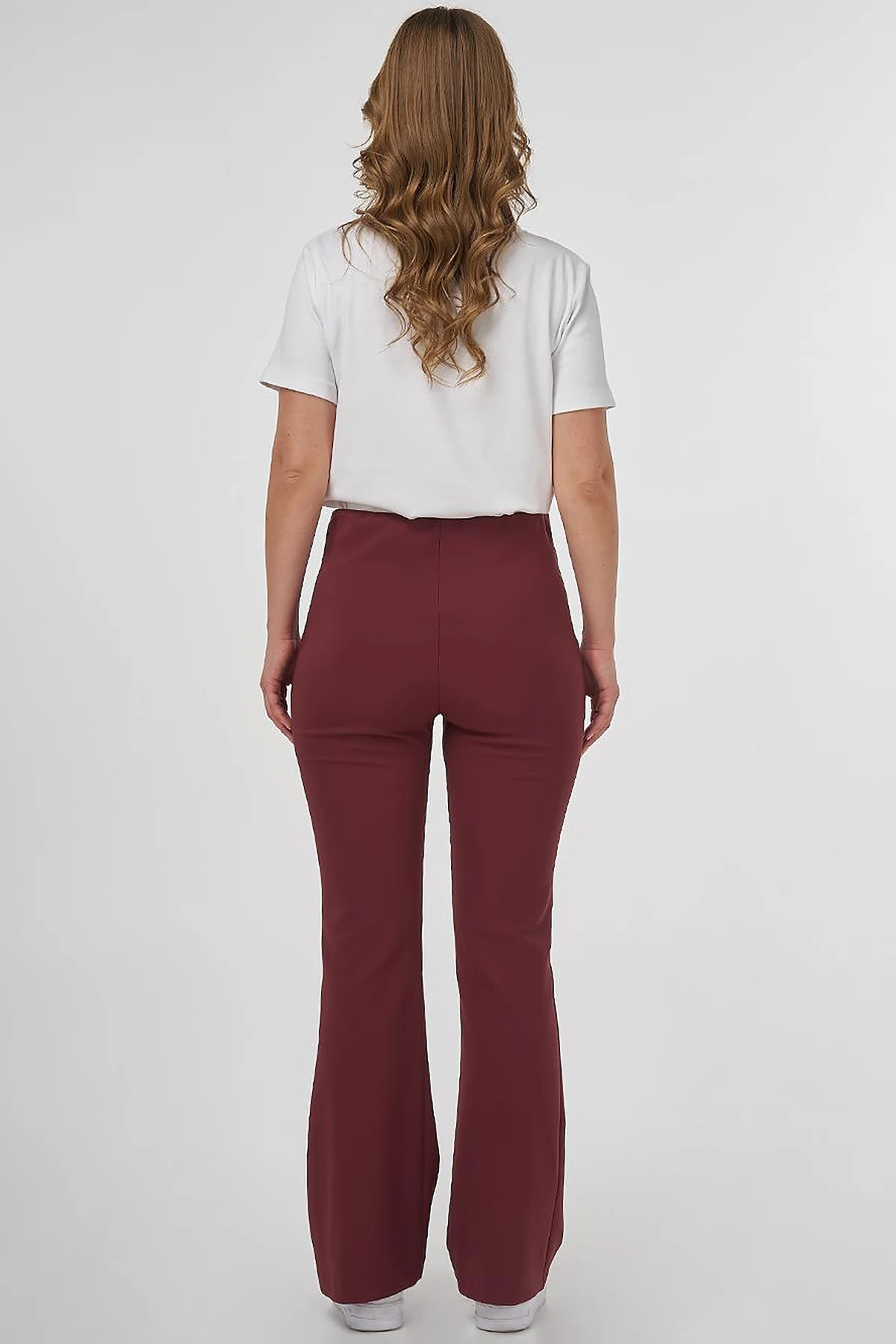 Taped Flare Fit Pants Bronze Brown