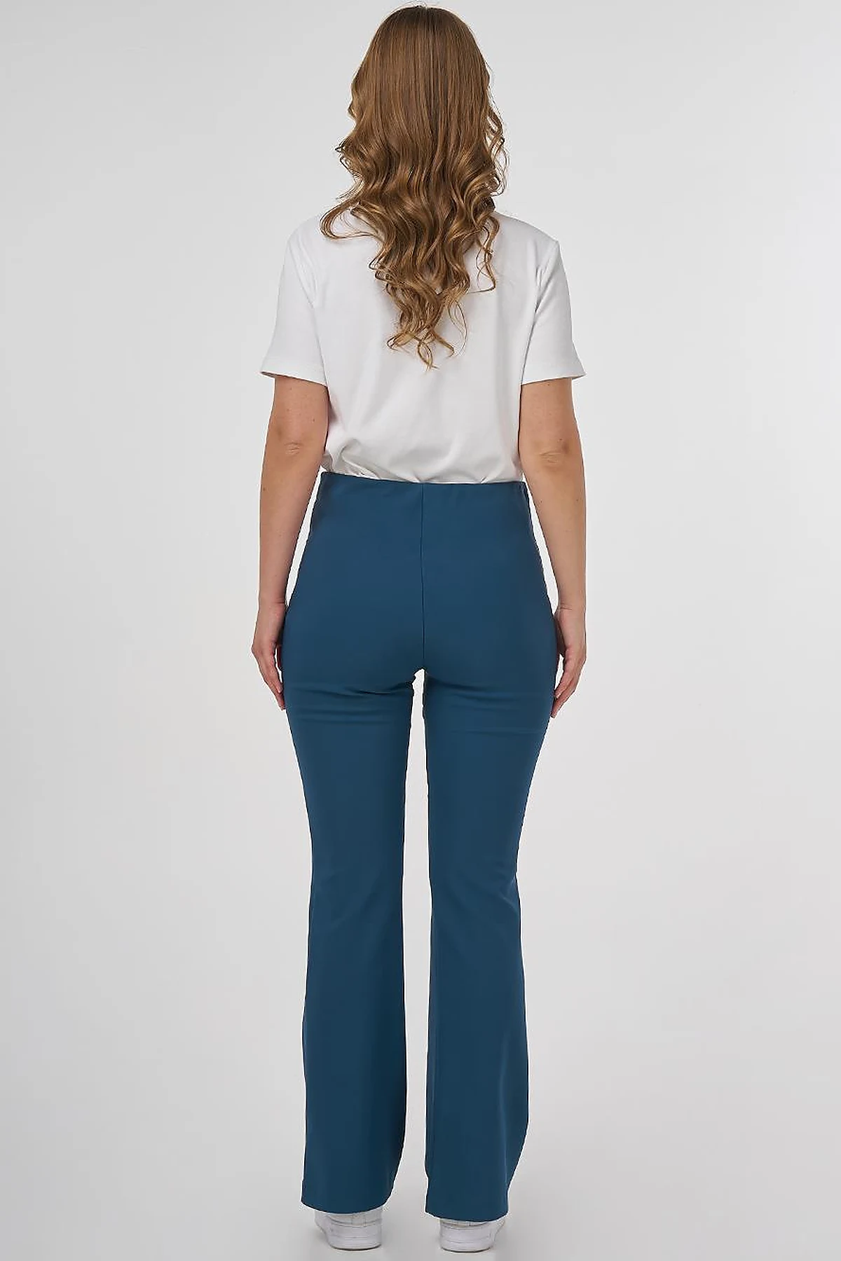 Taped Flare Fit Pants Petrol
