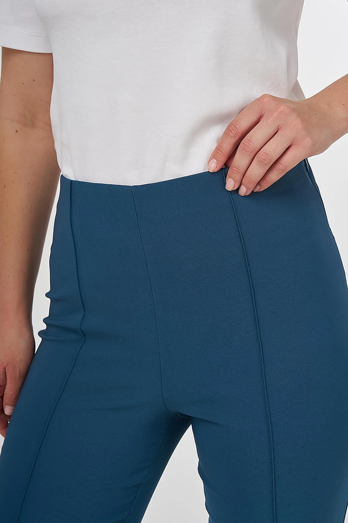 Taped Flare Fit Pants Petrol