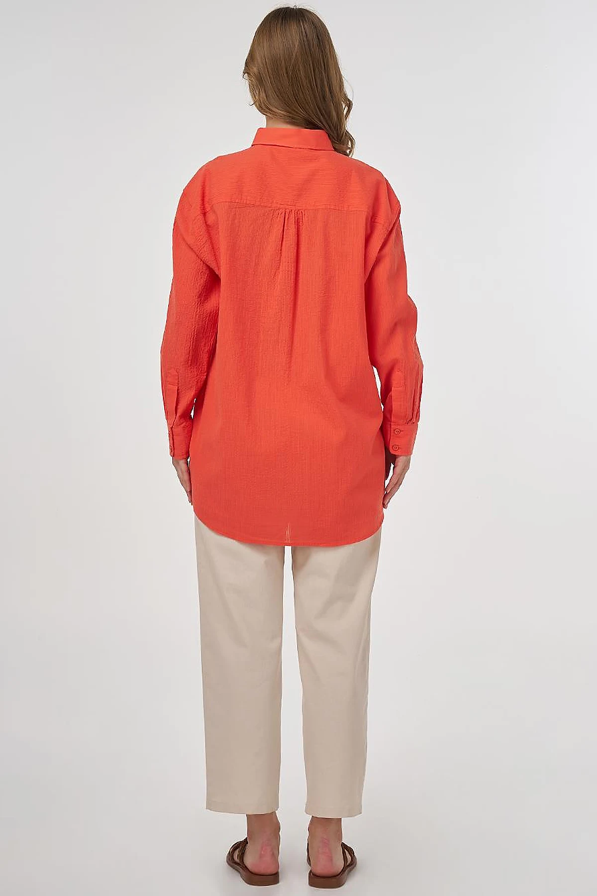 100% Cotton Relaxed Fit Tunic Poppy 