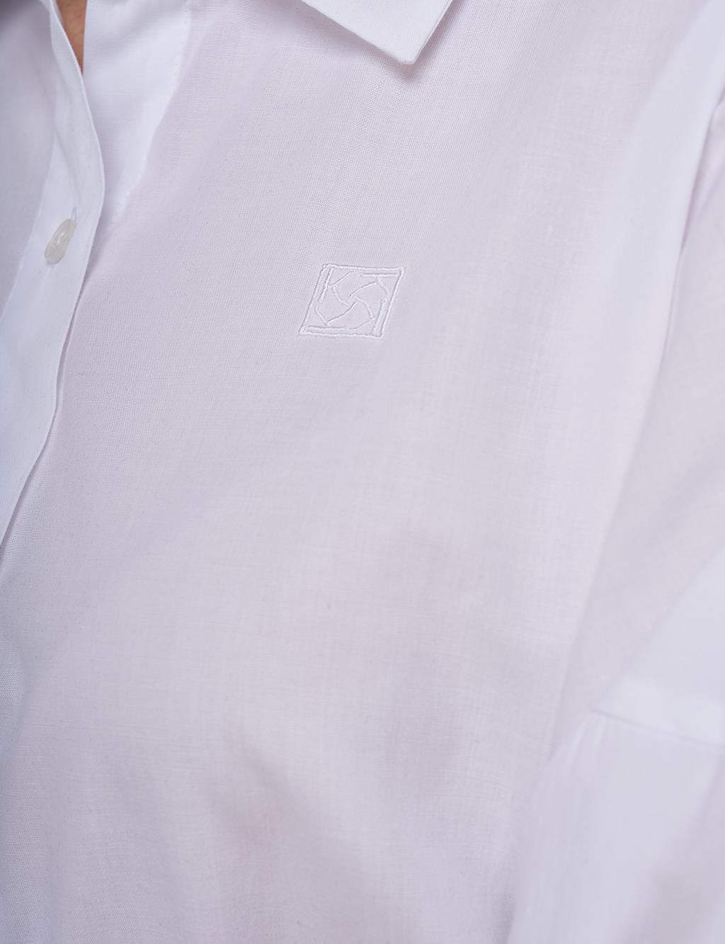 Relaxed Fit Cotton Tunic Optic White 