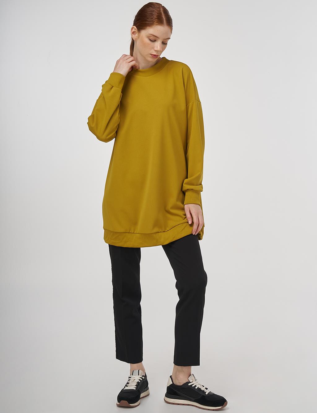Crew Collar Sweatshirt Oliv