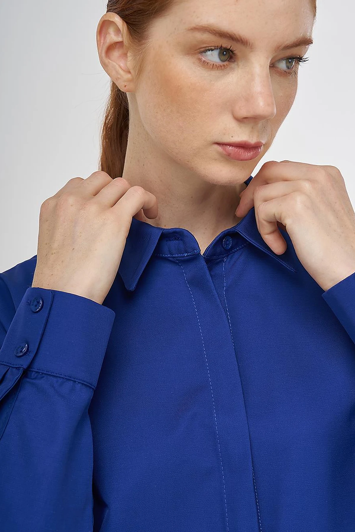 Relaxed Fit Cotton Tunic Indigo