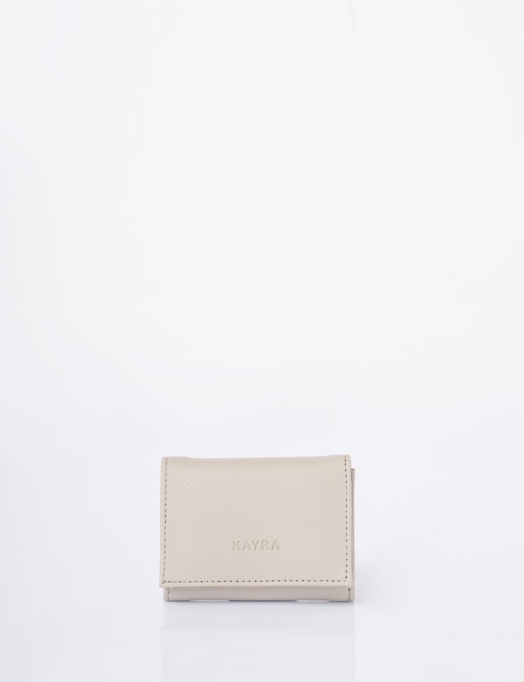 Logo-Embellished Faux Leather Wallet – Grey