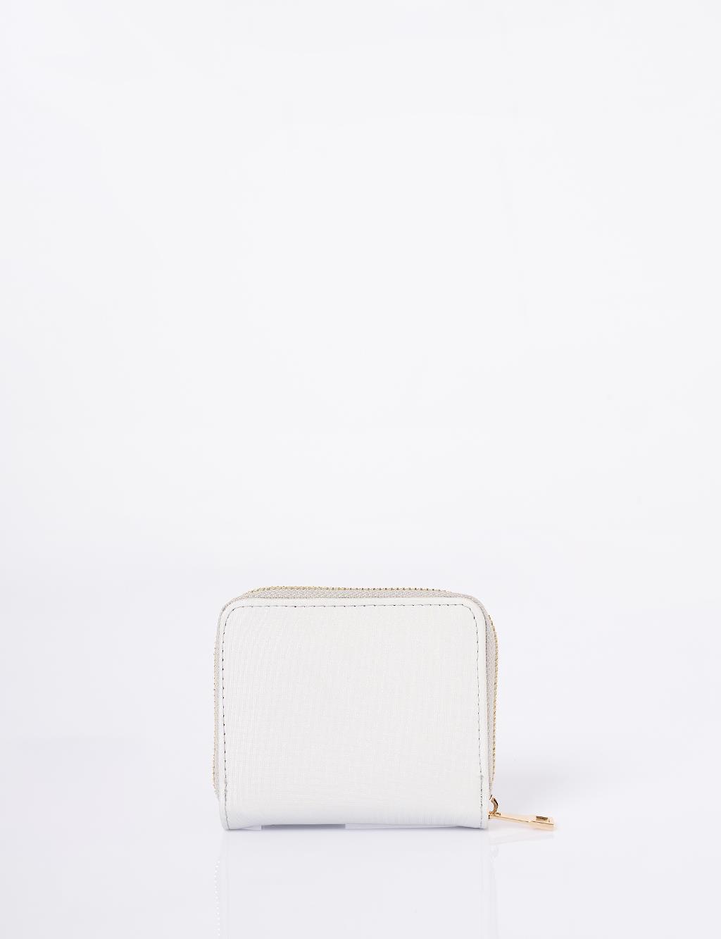 Logo-Embellished Mini Wallet - Gray