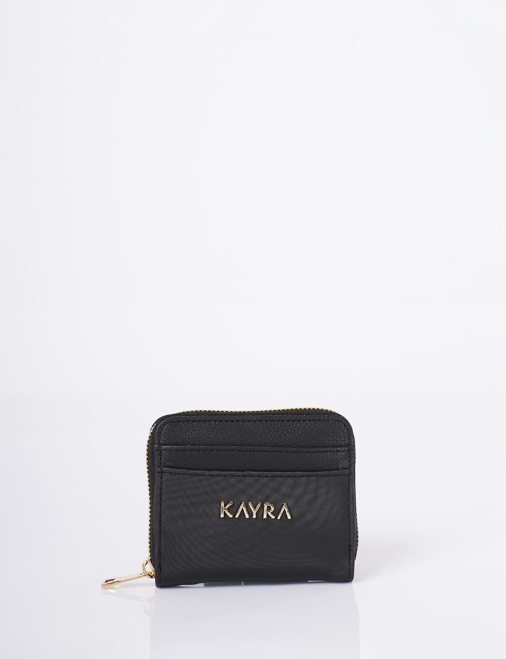 Logo-Embellished Mini Wallet - Black