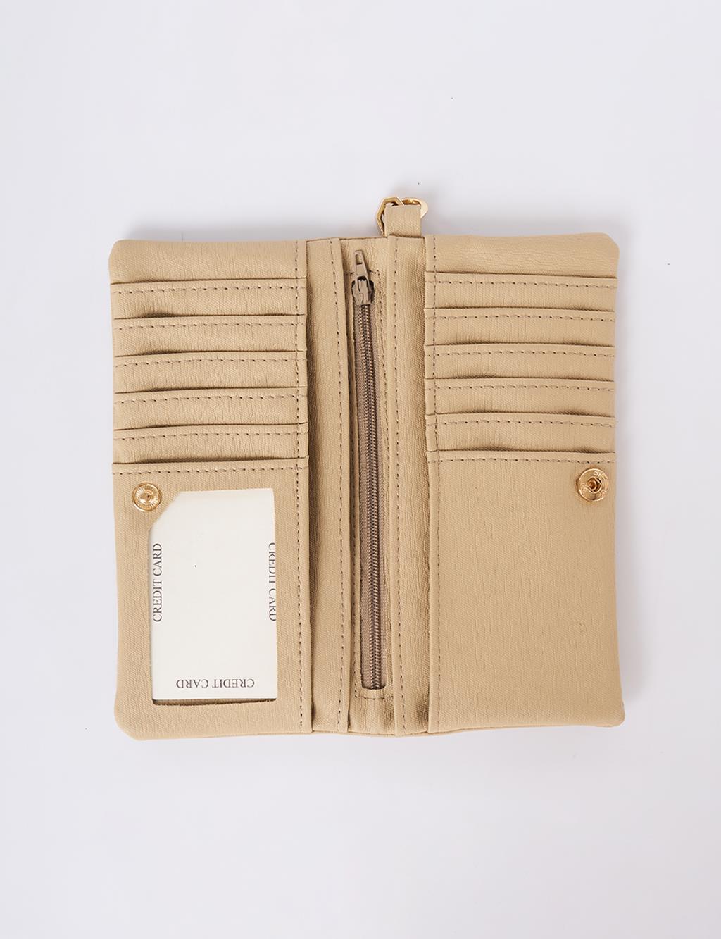 Zip-Around Large Wallet Mink 