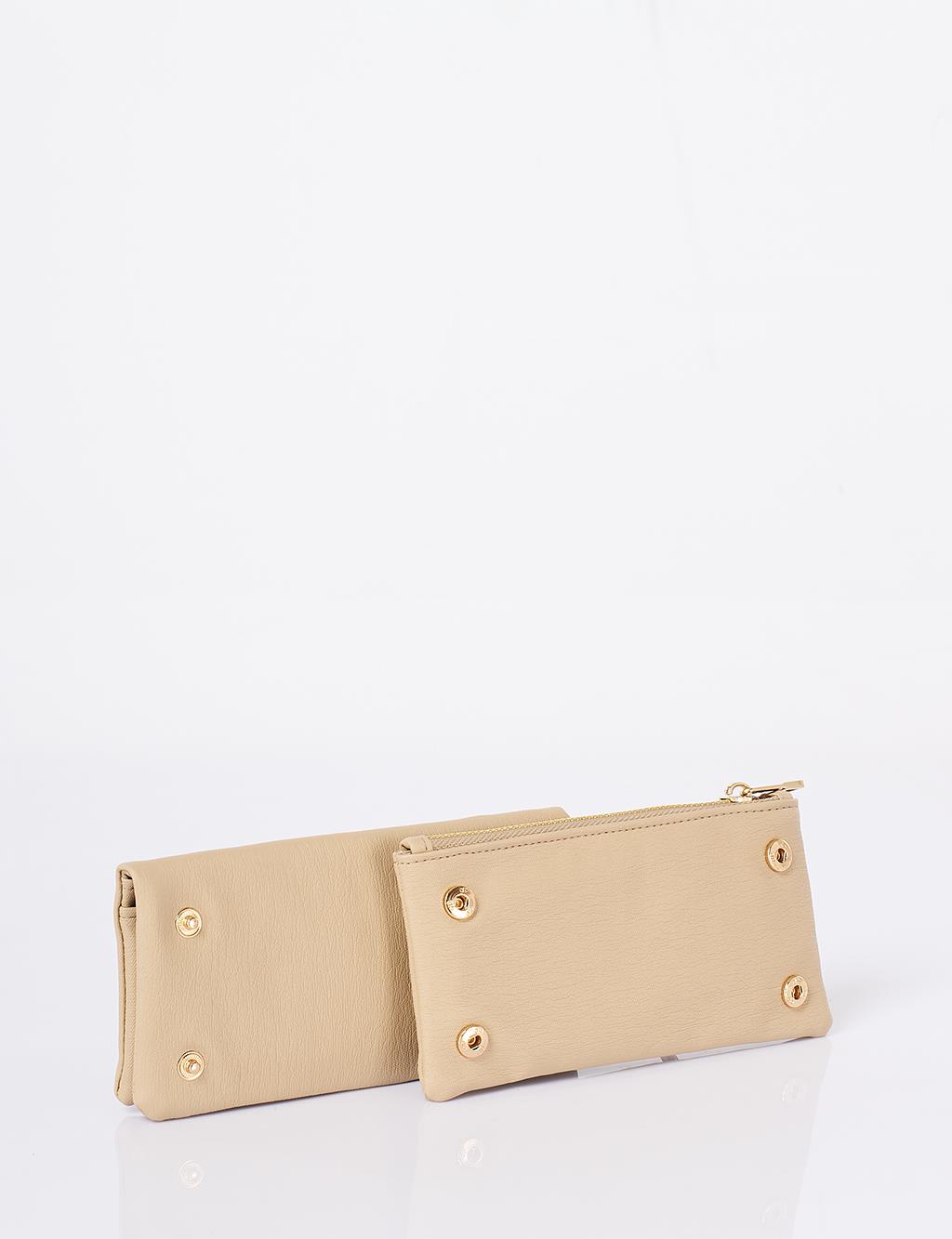 Zip-Around Large Wallet Mink 