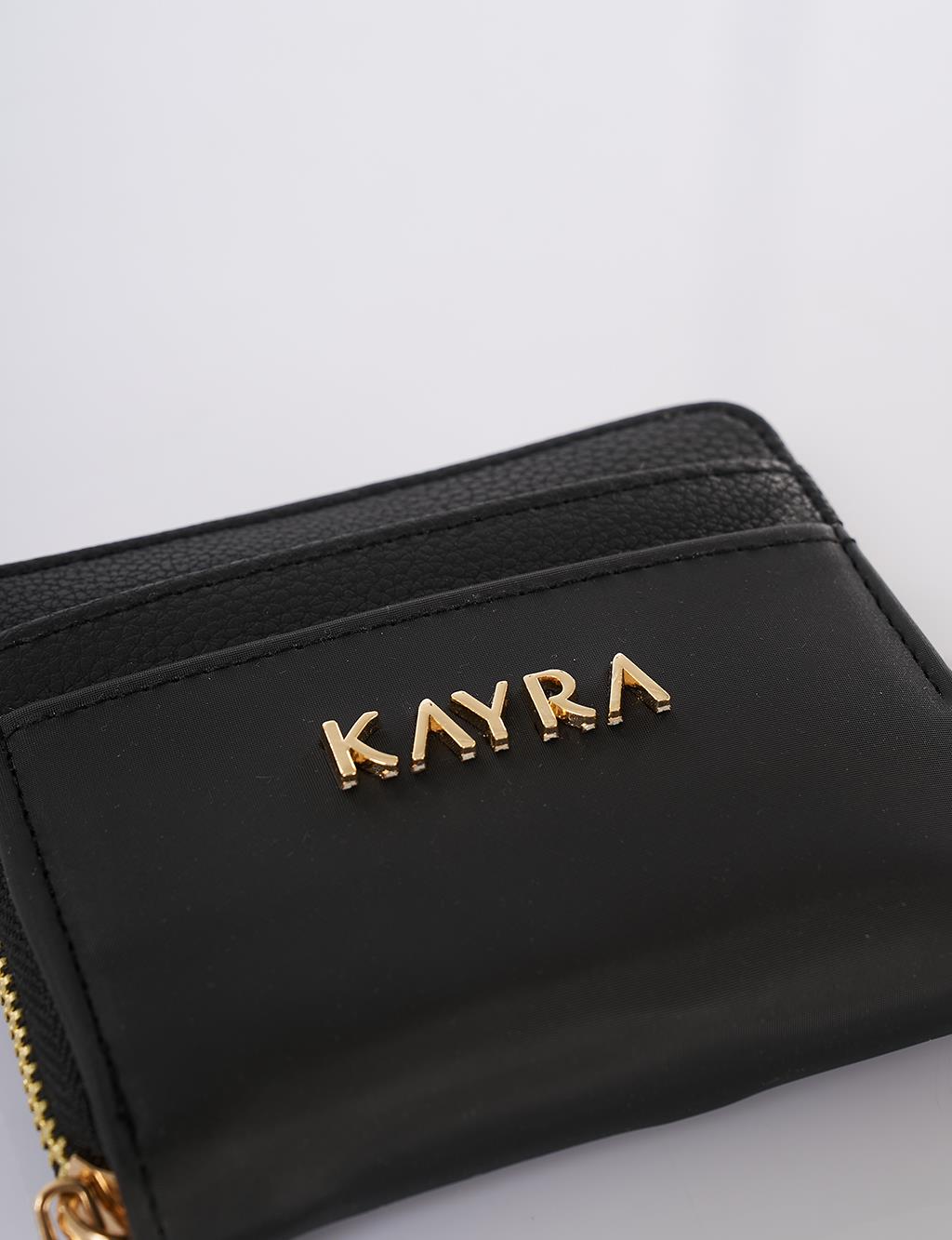 Logo-Embellished Mini Wallet - Black