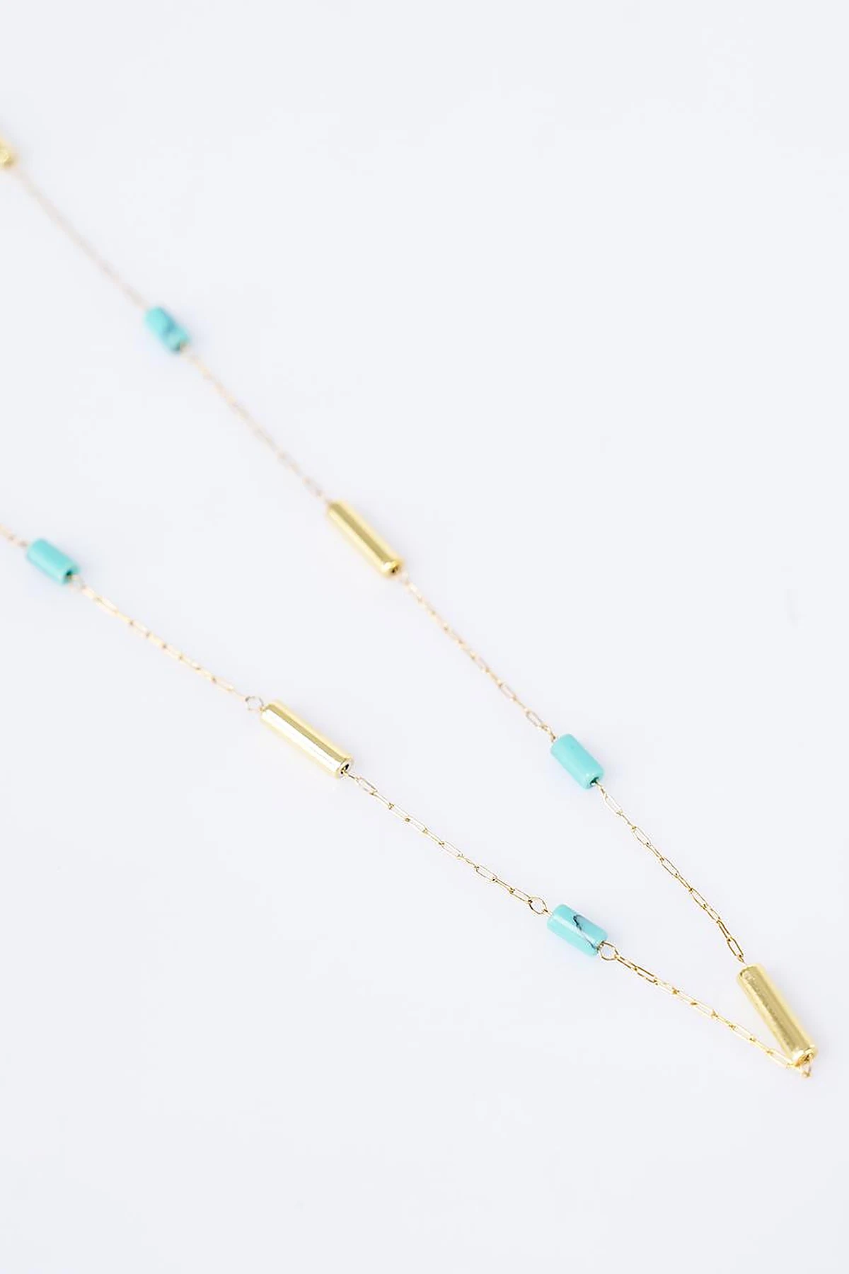 Bead Detail Necklace Gold