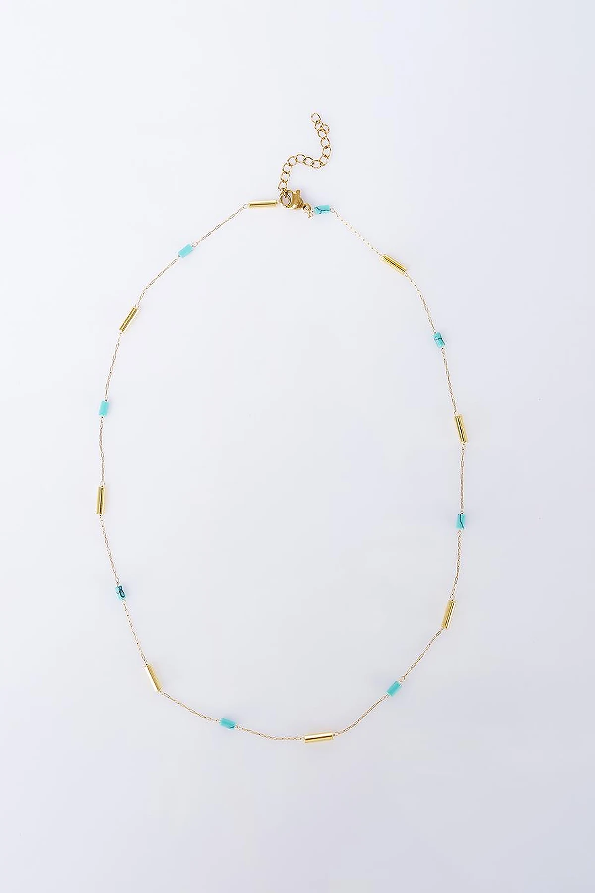 Bead Detail Necklace Gold