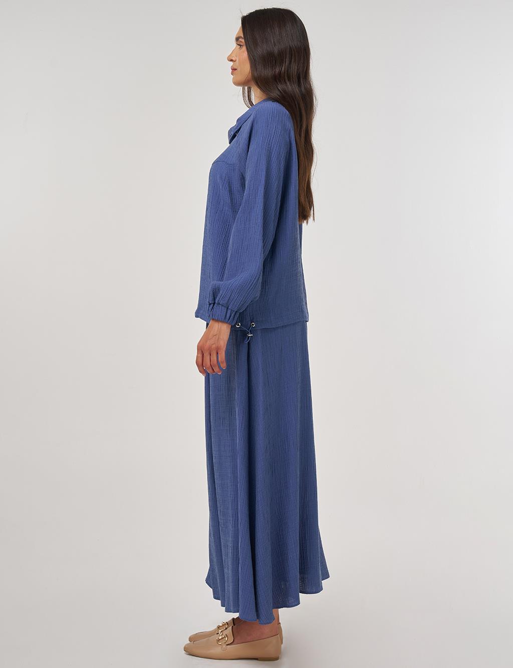 Lyocell Skirt Set Indigo